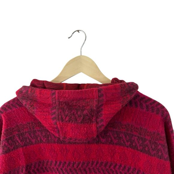 Vintage Express French Country Medium Pullover Fleece Jacket Hoodie Womens - Picture 14 of 15